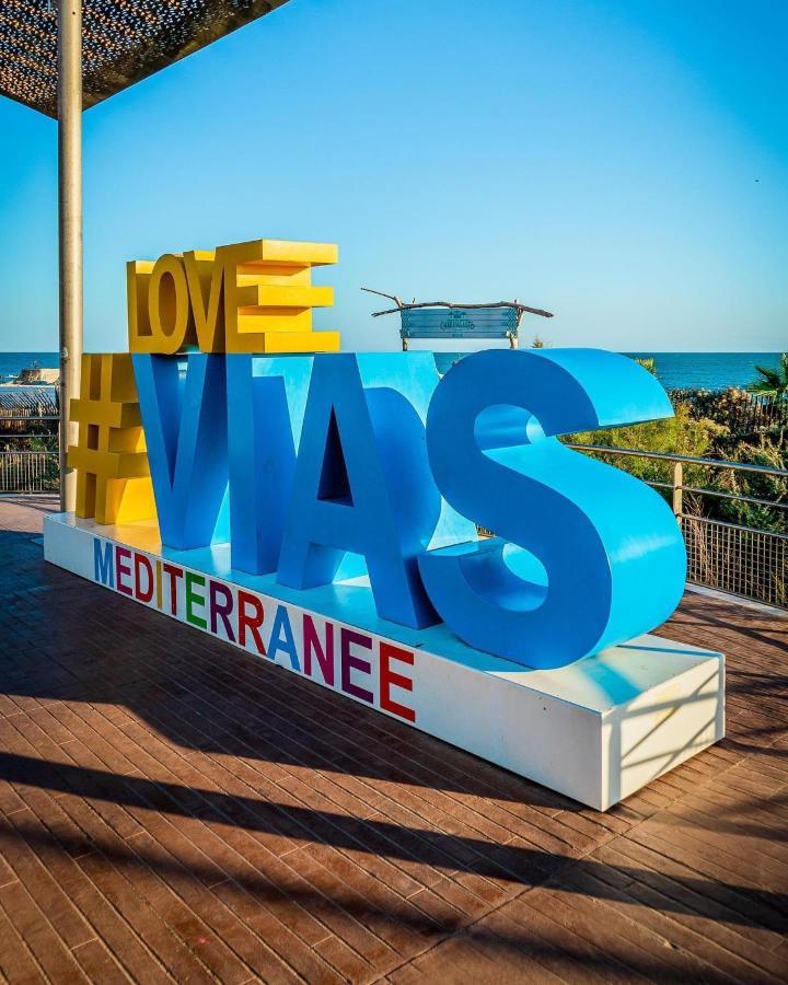 Mobilhome La Carabasse Vias Plage מראה חיצוני תמונה